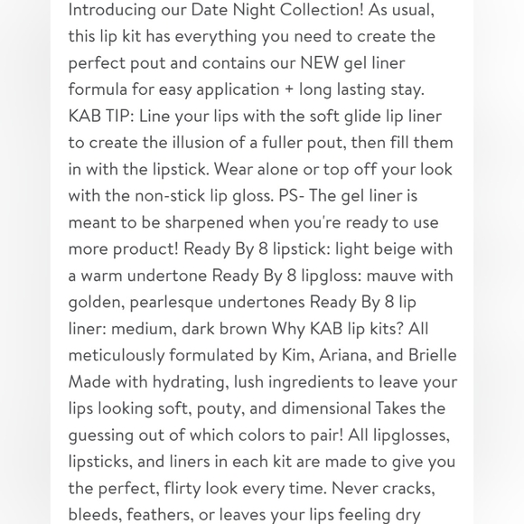 KAB COSMETICS BUNDLE- READY BY 8 - Picture 6 of 6